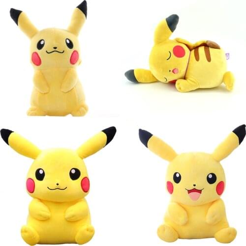 2pcs/lot Pikachus Kawai Plush toys anime peripheral Cartoon Pokemoned Room Decoration Dolls Beautiful Gift for Children toys