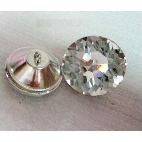 30pcs/lot 20mm Soft bag button crystal crystal buttons sofa witchford pull clasp soft bag buttons witchford white buttons
