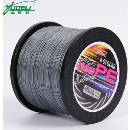 500M 8 Braided PE stands Japan Multifilamen carp fly Fishing line 10LB-300LB linha multifilamento peche pescaria hengelsport