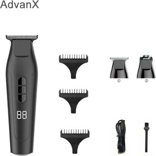 AdvanX Rechargeable Hair Clipper,Cordless Hair Trimmers With Lcd Display,Hair cutting machine