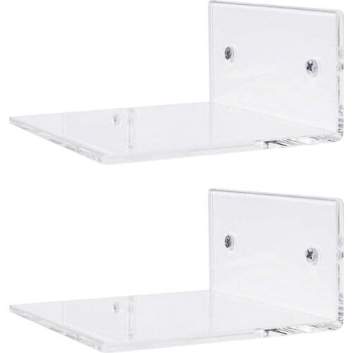 Acrylic Floating Shelf Floating Wall Shelves For Bedroom Kitchen Made Of High-quality Acrylic Used In Bathroom