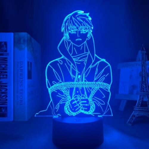 Acrylic Led Night Light Lamp Anime Save Me for Bedroom Decorative Room Nightlight Birthday Gift 3d Table Light Manga