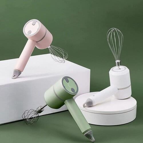 Wireless Garlic Blender 3-Speed Egg Beater Foamer Jam Blender Egg Whisk Milk Frother Beaters Puree Infant Food Helper