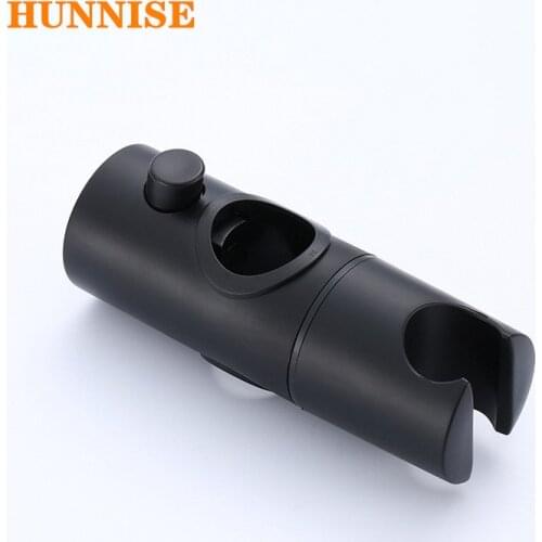 Black Hand Shower Holder Plastic Hand Shower Mounting Brackets Black Bronze Bathroom Shower Set Round Hand Shower Holder