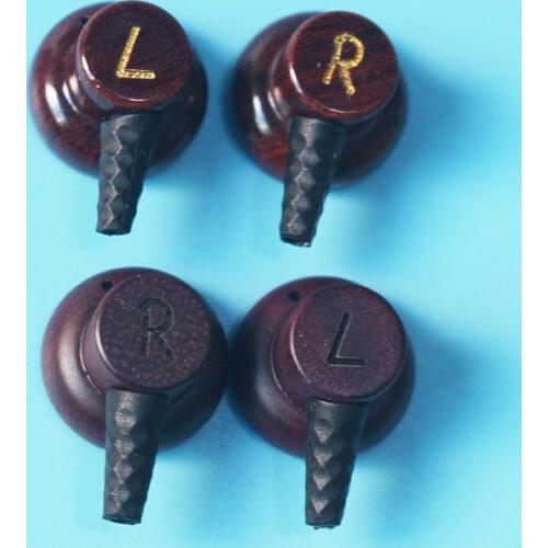 Wooden Headset shell fit for mx500 speaker unit driver for diy flat earphone headset