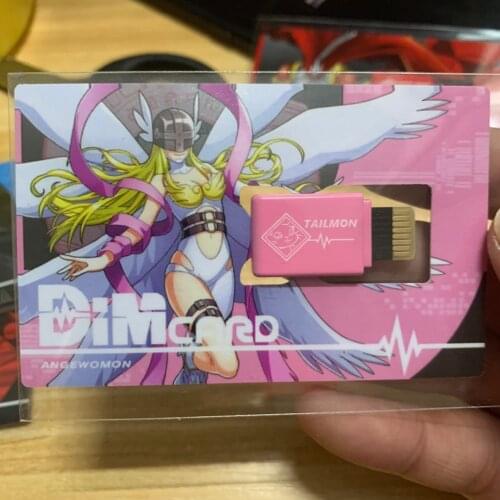 Digimon Adventure DIY Limited Fairimon DIM Card Protective Film Storage Box Figure Model