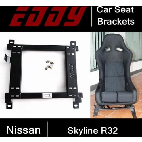 EDDY High Strength Car Seat Base for Nissan Skyline R32 Iron Stainless Car Seat Mounting Brackets Auto Parts Accessories