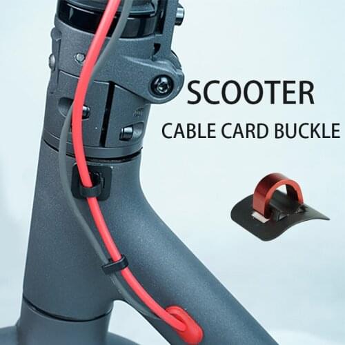 Alloy Cable 2Pcs Tie Buckle Organizer For Xiaomi Mijia M365 Electric Scooter Skateboard Accessories For Xiaomi M365 Pro Scooters