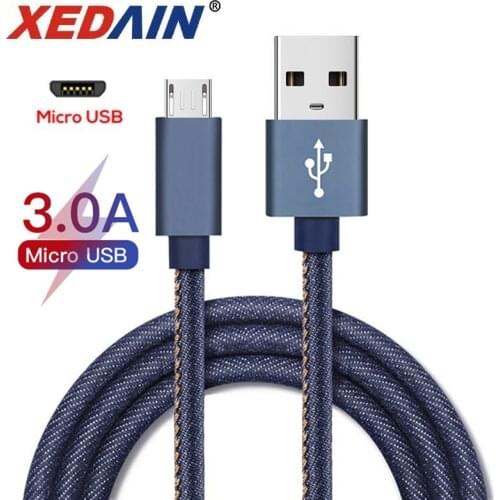 Micro USB Cable Fast Charging Phone Cable USB for Samsung Huawei Xiaomi xiomi iRedmi phone Charger Cable Microusb Cord