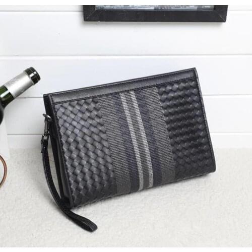 Kaisiludi leather embroidery bag hand envelope envelope large capacity hand grip bag large capacity leather fashion