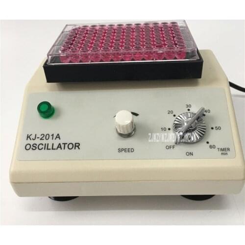 KJ-201A Micro-oscillator / Powder Oscillator Mini Lab Oscillating Mixer Laboratory Oscillator 220V 25W 0-2600rpm ( 128*86mm )