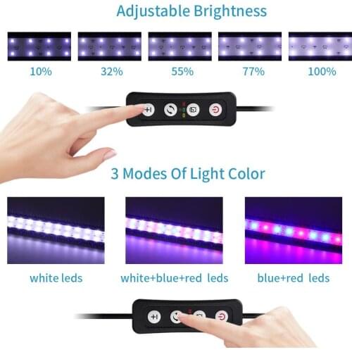 Aquarium lamp aquarium light aquarium decoration fish tank light Adjustable light effect Timing aquarium landscaping lights