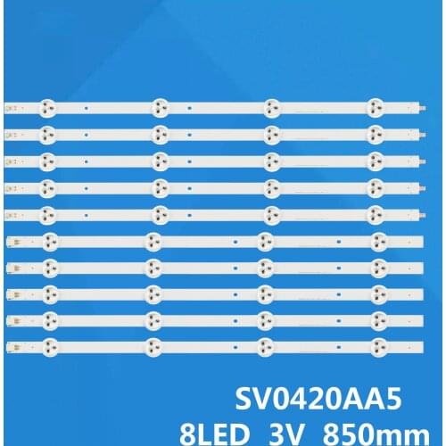 New LED backlight strip for Panasonic TX-42AS500E TX-42A400B TH-42LRU70 42LRU70 SV0420A88_Rev3_B SV0420A88_Rev3_A_4LED_130930