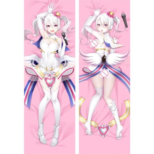 New Anime Fate Xoverlordes Albedo Pillow Covers Double Sides Dakimakura Case Sexy Girl 3D Bedding Hugging Body Pillowcase