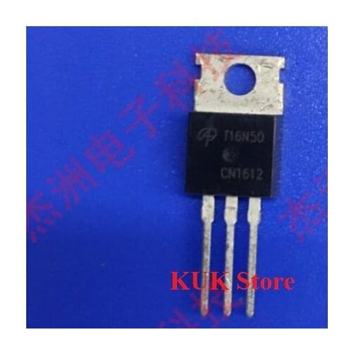 Real 100% Original NEW T16N50 AOT16N50 TO-220 20PCS/LOT