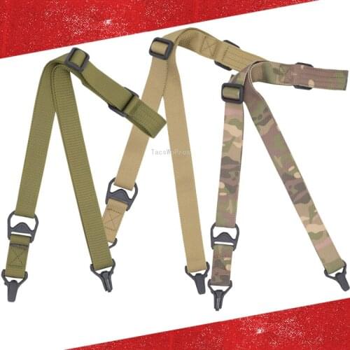Adjustable Hunting Gun Sling Heavy Duty Army Tactical Rifle Sling Military Airsoft Paintball Shooting Gun Shoulder Strap Sling