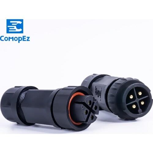 Assembly Waterproof Connector IP68 20A 3-12pin Male Female Waterproof Led Light Aviation Connectors Sealed Retardant Junction Bo