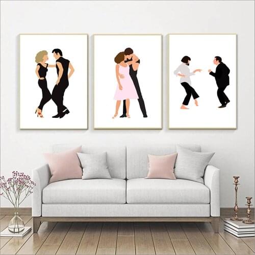 Funny Dancing Music Poster The Future is Female Print Girlboss Gift for Her Fashion Film Art Feminism Wall Picture for Bedroom