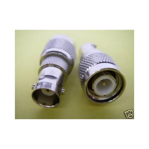 10 Coaxial Adapter TNC Male to BNC Female Connector TF