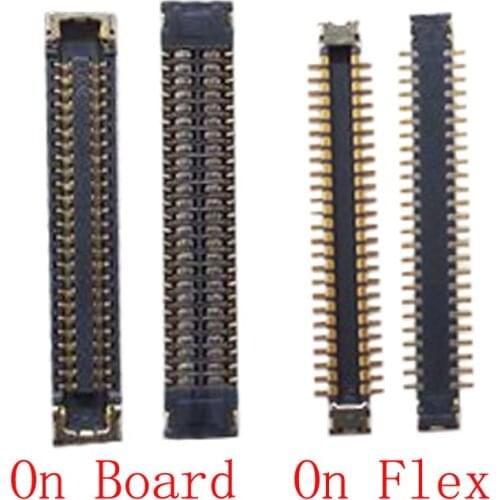 2Pcs LCD Display Screen Touch Plug Flex FPC Connector For Xiaomi blackshark 1 3S 3Pro 3 Pro SKR-A0 KLE-H0 Contact On Board 50pin