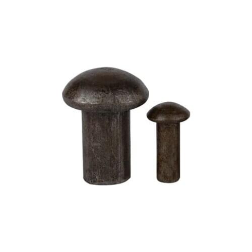 2pcs M20 iron color round head rivtes pan header solid rivet percussion rivetings knock rivetings GB867 35mm-90mm length