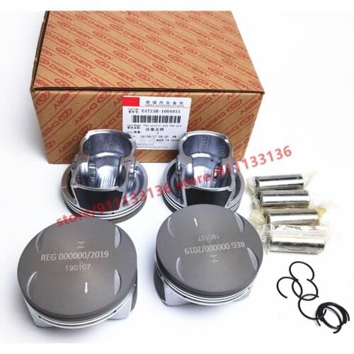 4pcs/set Engine Piston For Chery Tiggo 5 Arrizo 5 GX Tiggo 7 8 JETOUR E4T15B/E4T15C Engine E4T15B-1004015