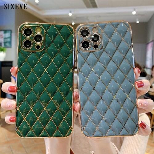 Luxury diamond bling plating Soft silicone Phone Case For apple iPhone 11 12 Pro X XS XR MAX 6 S 6s 7 8 Plus SE 2020 back cover