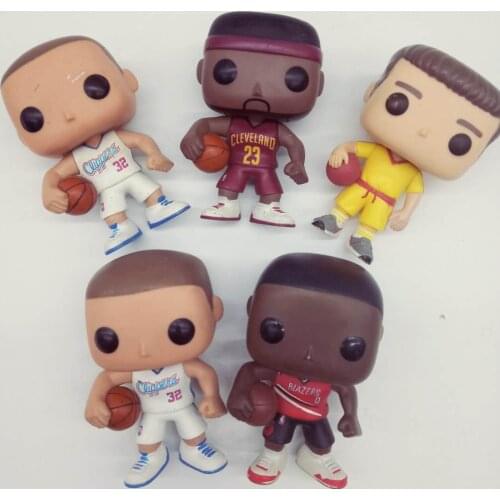 Sports Star Action Figure Model Basketball Fans Collectibles Retired Vinyl Dolls Toy Gifts Loose No Box
