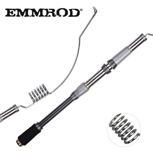 EMMROD Mini Portable Pocket 72CM stainless steel Sea Fishing Rod ultra short Ice Raft Fishing Free Shipping