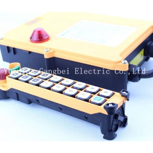 HS-16D Double speed with emergency stop Hoist crane remote control wireless radio Uting remote control 380V220V 36VAC 12V-24VDC