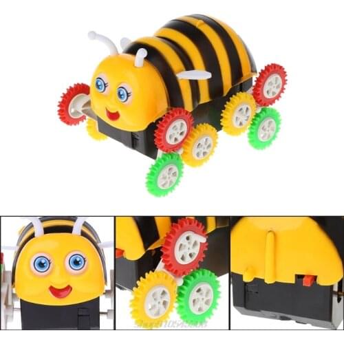 Amazing Cute Electric Cartoon 12 Wheels Bee 360 Degree Tumbling Car Toy Best M04 21 Dropshipping