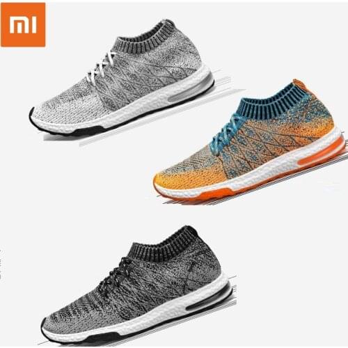 Xiaomi Mijia Sneakers Mens Outdoor Shoes Light Breathable Knitting Male Running Shoes Size 39-46 Sporting Smart Shoes Dropship