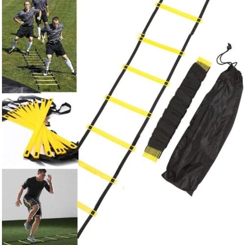 Outdoor Indoor Adjustable Agility Training Ladder for Fitness MMA Agile Pace Boxing Soccer Football Training Ladder Speed Ladder