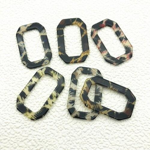 New arrival! 28x44mm 50pcs Acrylic Rectangl-shape beads for earrings accessories, parts,hand Made Jewelry Earring DIY