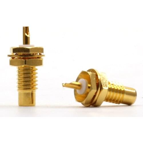 One pair RCA Female sockt Pins for HiFiMan HE400 HE5 HE6 HE300 HE560 HE4 HE500 HE600 Earphone plugs Headphone plug