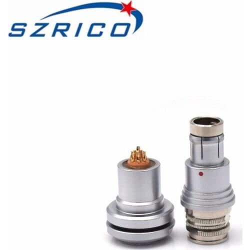 S103 1F Series Fischer Connector short Conenctor 2 3 4 5 6 7 8 10 12 14 16 Male Plug and Female Socket Metal Cable Connector