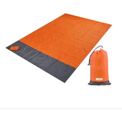 1Pc Folding Camping Mat Outdoor Moisture-proof Mat Folding Picnic Mat Ultra-light Portable Lawn Mat Waterproof Pocket Beach Mat