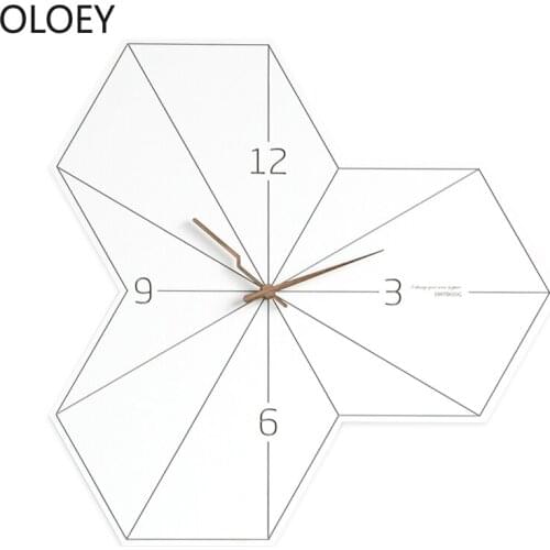 Modern Creative Wall Clock Wood Large Living Room Bedroom Home Decor Nordic Silent Clocks Wall Watch Kitchen Clock Modern Decor