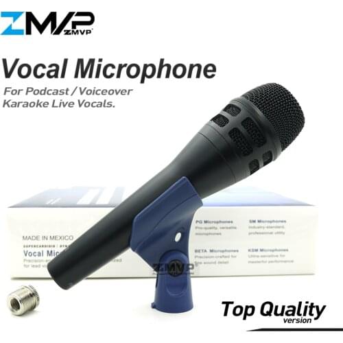 Special Edition KSM8 Professional Dynamic Wired Microphone KSM8HS Mic Super-Cardioid For Performance Live Vocals Karaoke Stage