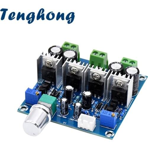 Tenghong 1PCS TIP41C TIP42C Class A Analog Circuit Power Amplifier Board Warm Sound 15W+15W Dual Channel DC24V DIY