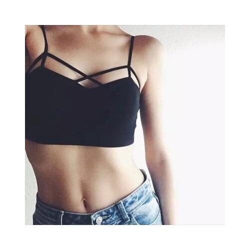 Sexy Women Strappy Cami Top 2018 New V Neck Spaghetti Strap Female Top Summer Casual Solid Camisole Modal Elastic Cami Clothing