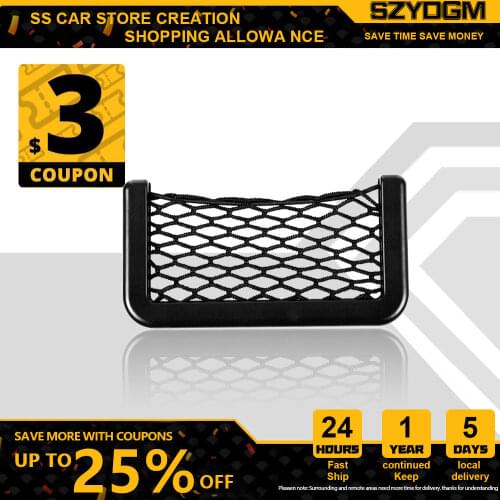 Universal Car Storage Bag Elastic Flexible Mesh Back Cargo Truck Storage Organizer Net SUV Interior Accessories Pocket