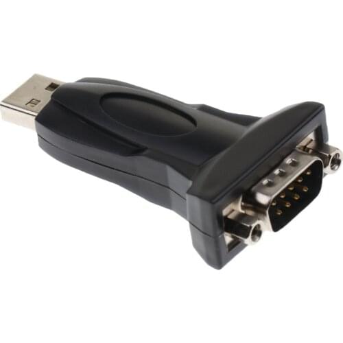 USB 2.0 to RS232 Serial DB9 Adapter Converter Plug 480Mbps for Computer