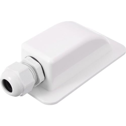 Waterproof White Color Roof Solar Panel Cable Entry Single Cable Junction Box Connectors 3-7mm Mayitr