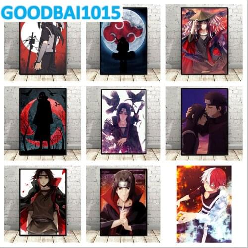 Japan Anime Sasuke 5D Diy Diamond Painting Full Drill Cross Stitch Kits Diamond Embroidery Mosaic Wall Art Home Decor