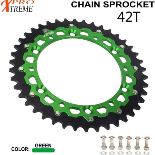 Motorcycle 42 44 46 47 49 50 51 52 Rear Chain Sprocket For KAWASAKI KDX KLX 250 350 450 R 650 KX 125 KX125 KX250 KX250F KX450F