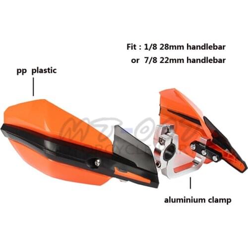 White Handlebar Hand Guard Handguard Dirt Pit Bike Motorcycle For ATV EXC EXCF SX SXF SXS XC XCR XCW XCF XCRF NXC MX SMR DUKE