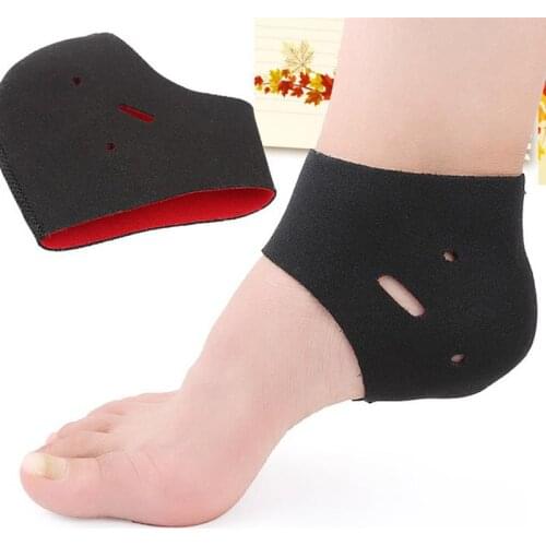 1 Pair Ankle Protector Heel Socks Inserts Foot Skin Care Protector Heel Socks Breatheable Heel Protectors