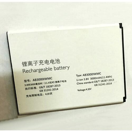 Ansheng High Quality 3000mAh AB3000IWMC battery for philips S326 XENIUM CTS326 smart phone