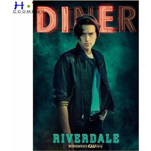 5D DIY Diamond Painting Full Square/Round Drill "TV Series Riverdale Poster" Embroidery Cross Stitch Home Decor Gift